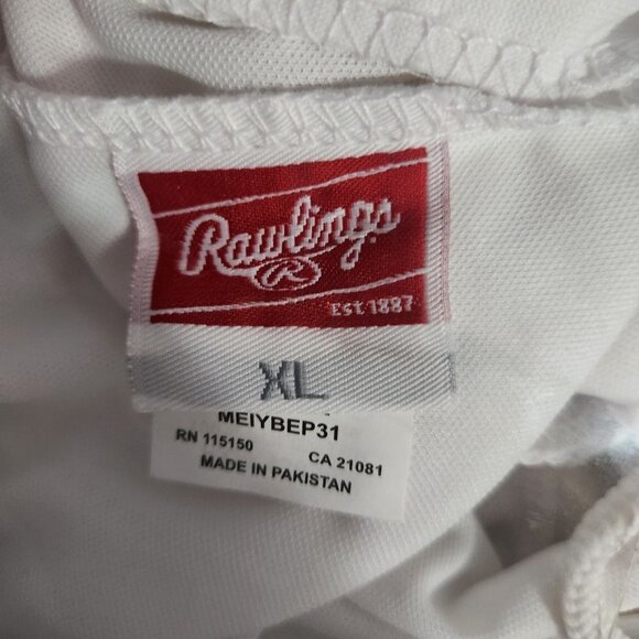 New with out tags Rawlings white Youth baseball pants, size XL - Picture 6 of 7